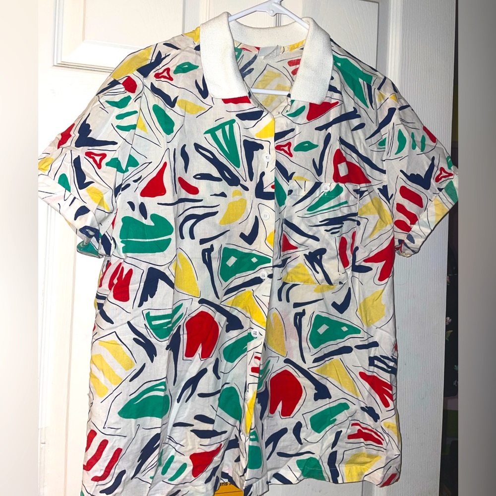 Vintage 80s Cheryl Tiegs Button Up